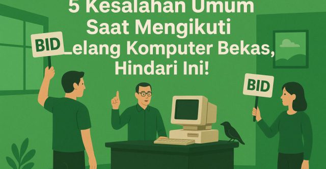 5 Kesalahan Umum Saat Mengikuti Lelang Komputer Bekas, Hindari Ini!